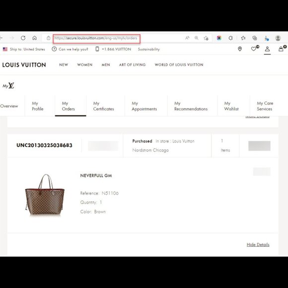 Authentic Louis Vuitton Neverfull GM Damier Ebene Tote - Proof of Purchase Incl. - Picture 11 of 11